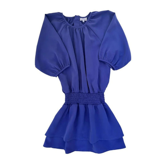 Pleat Girls Apparel / Dresses / Tween 7 / Cobalt Pleat Rory Dress Cobalt