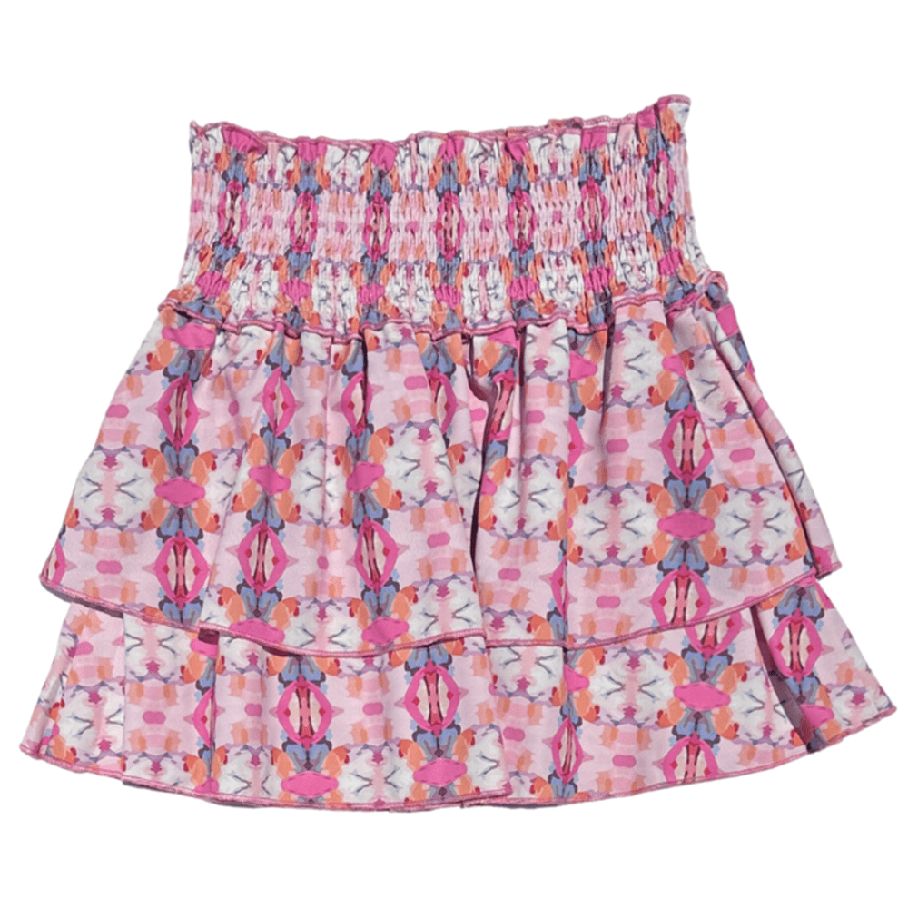 Pleat Scottie Skirt Sunset