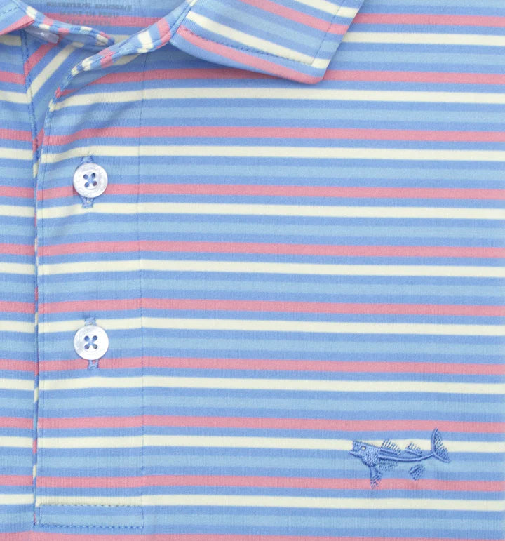 Coastal Cotton Boys Youth Polo - Santa Rosa Stripe