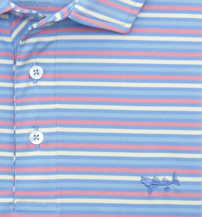 Coastal Cotton Boys Youth Polo - Santa Rosa Stripe