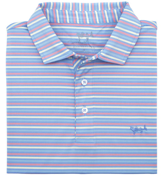 Coastal Cotton Boys Youth Polo - Santa Rosa Stripe