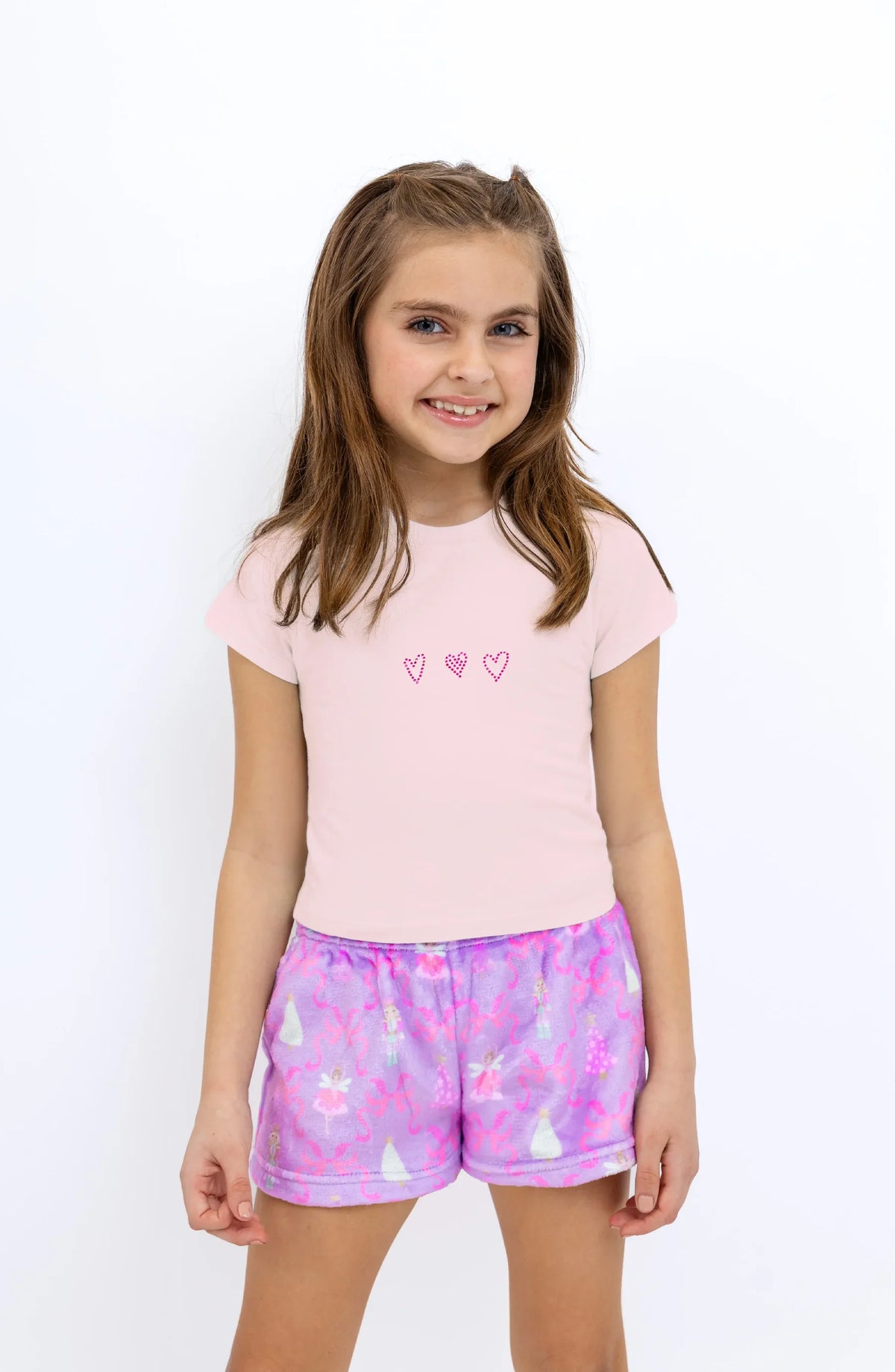 Preppy GoosePreppy Goose Girls Nutcracker Ballet Plush Lounge ShortsBabysupermarket