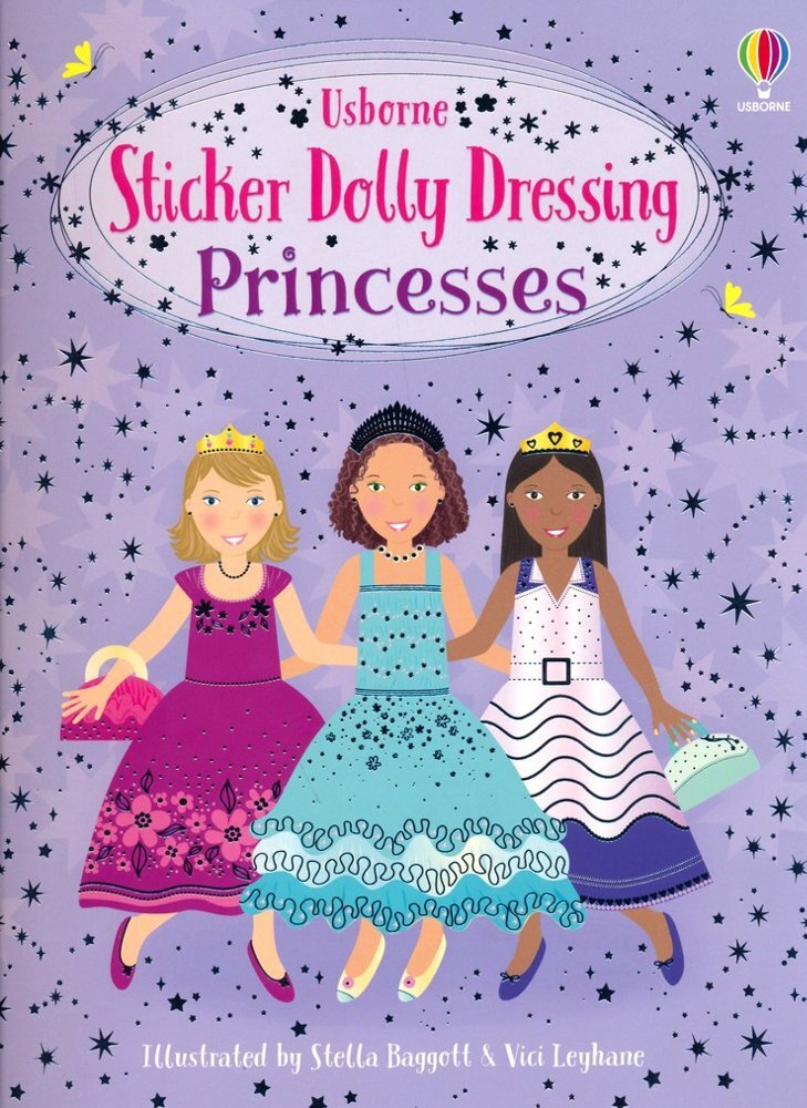 Usborne Sticker Dolly Dressing Princesses