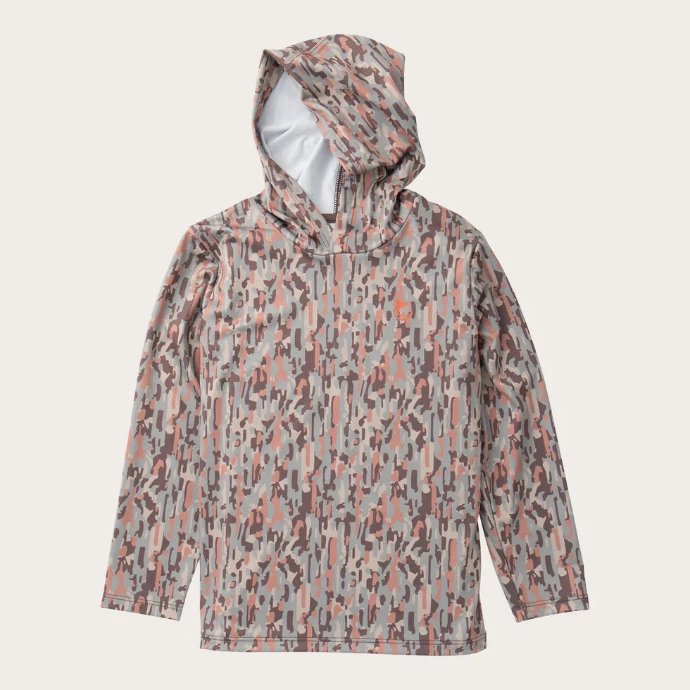 Prodoh Boys Shirts Prodoh Boys Pro Performance Hoodie T-Shirt - Neutral Stay in the Lines Camo