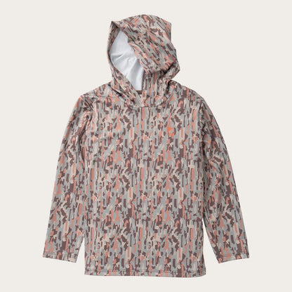 Prodoh Boys Shirts Prodoh Boys Pro Performance Hoodie T-Shirt - Neutral Stay in the Lines Camo