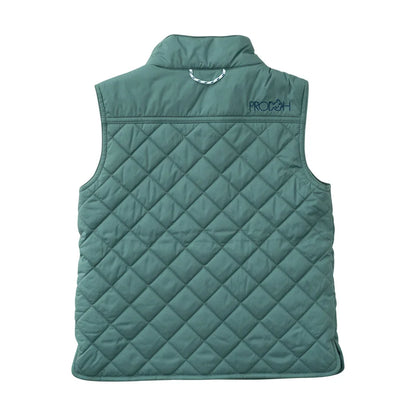 Prodoh Prodoh Boys Pro Quilted Vest- Smoke Pine