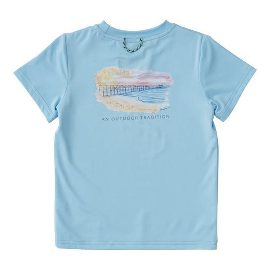 Prodoh General Prodoh Sky Blue Pro Performance Fishing Tee