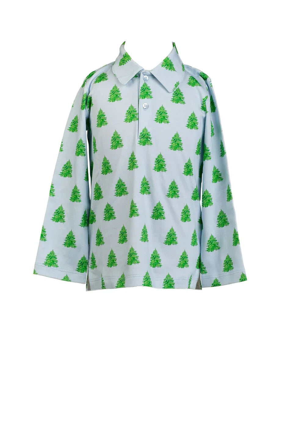 Proper Peony Boys Shirts Blue / 2 Toddler Proper Peony Boys Blue Tannenbaum Polo