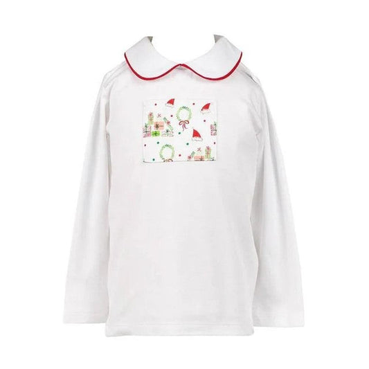 Proper Peony Toddler Deck the Halls / 2 Toddler Proper Peony Deck the Halls Long Sleeve Collar Shirt