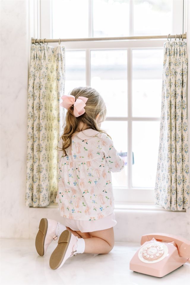 Proper Peony En Pointe Long Sleeve Bloomer Set