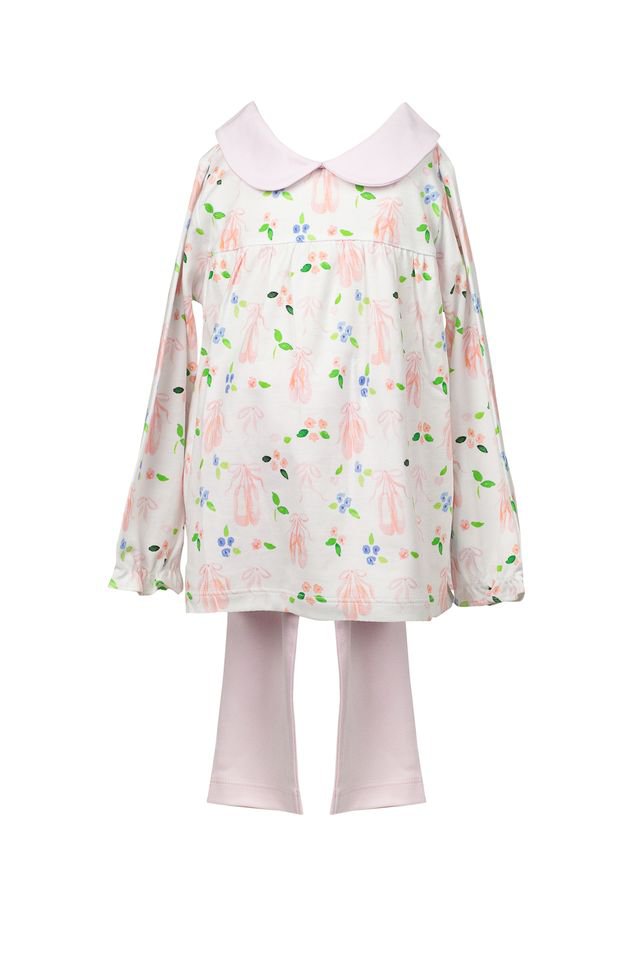 Proper Peony En Pointe Tunic with Leggings