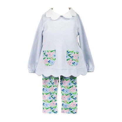 Proper Peony Toddler Flanders Poppy / 12 Mo Proper Peony Flanders Poppy Tunic Set