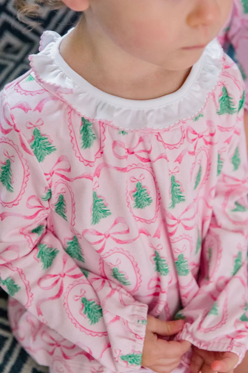 Proper Peony Girls Dresses Proper Peony Girls Pink Tannenbaum Dress