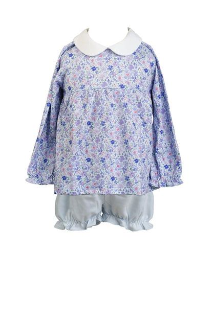Proper PeonyProper Peony Long Sleeve Bloomer Set - Iris GardenBabysupermarket