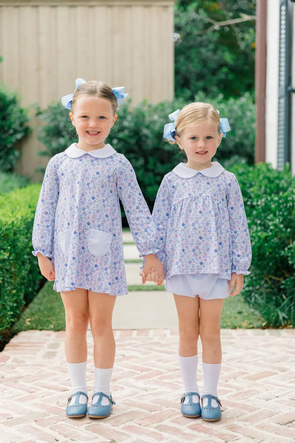 Proper PeonyProper Peony Long Sleeve Bloomer Set - Iris GardenBabysupermarket