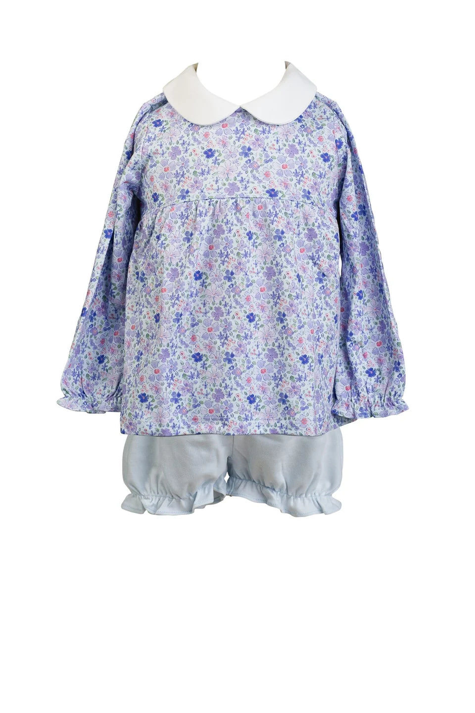 Proper PeonyProper Peony Long Sleeve Bloomer Set - Iris GardenBabysupermarket