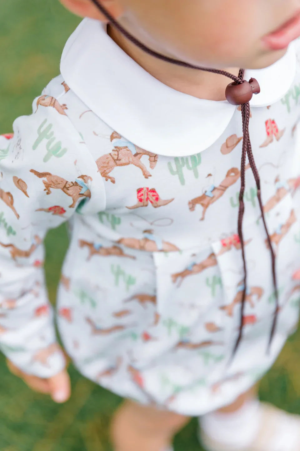 Proper Peony Infant Boy Proper Peony Long Sleeve Boy Bubble - Ranch Life