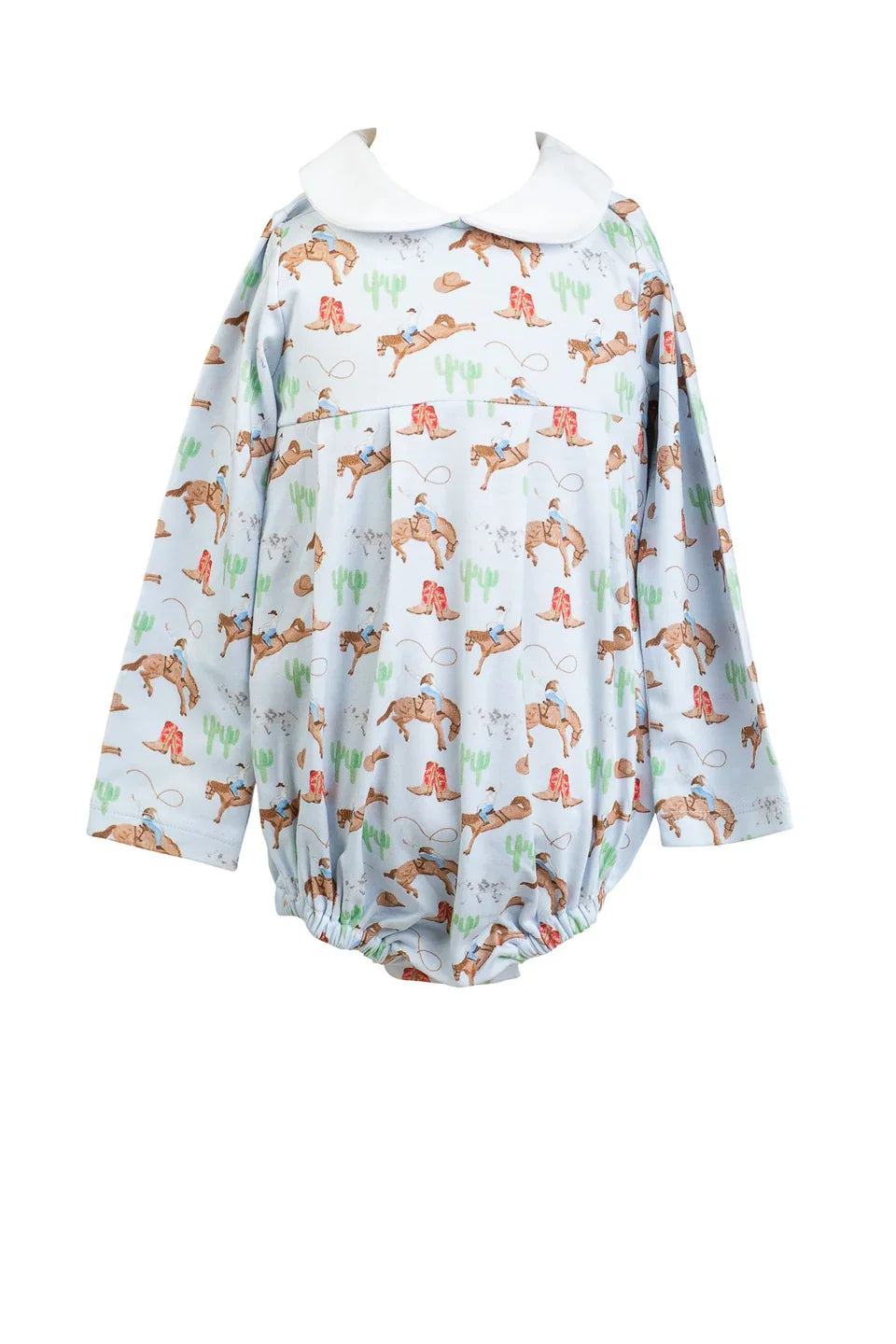 Proper Peony Infant Boy Ranch Life / 3 Mo Proper Peony Long Sleeve Boy Bubble - Ranch Life