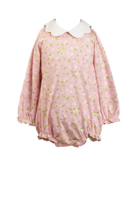 Proper Peony Infant Girl Petal Pink / 3 Mo Proper Peony Long Sleeve Bubble - Pink Petal
