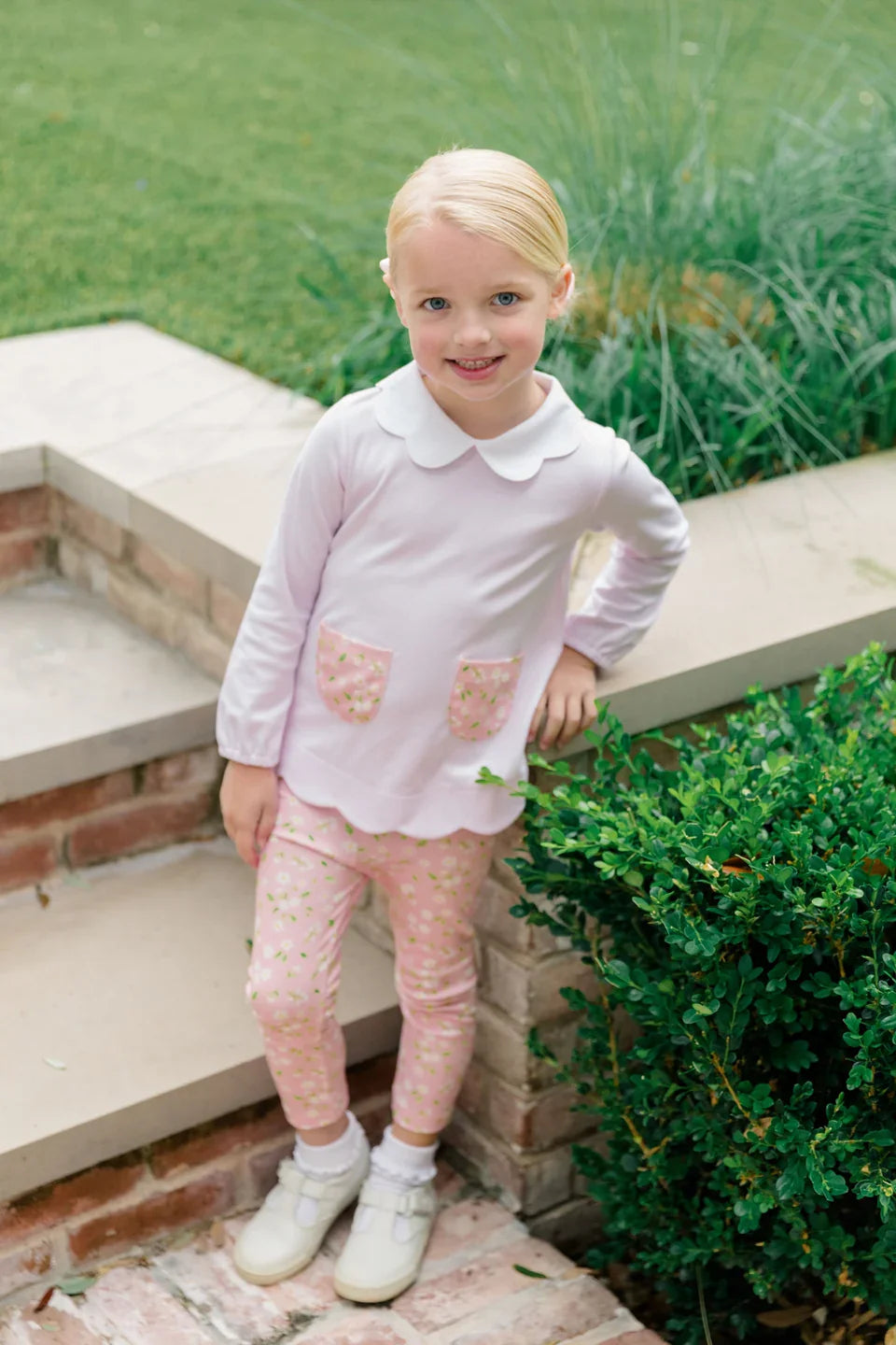 Proper PeonyProper Peony Long Sleeve Tunic Set - Pink PetalBabysupermarket