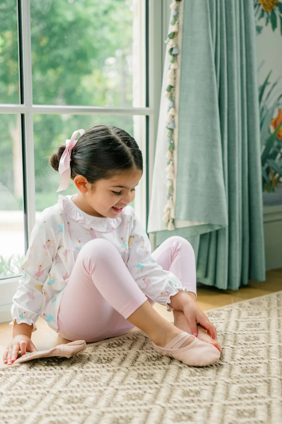 Proper Peony Infant Girl Proper Peony Long Sleeve Tunic Set - Tutu