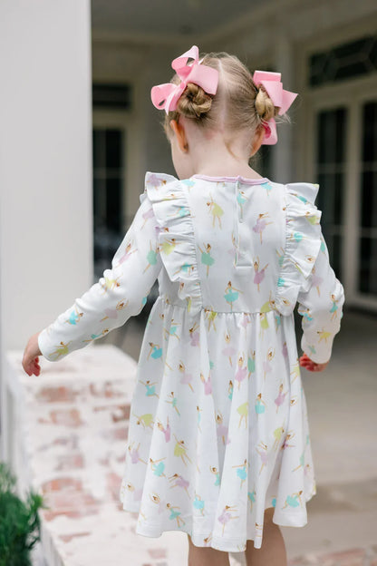 Proper PeonyProper Peony Long Sleeve Twirl Dress - TutuBabysupermarket