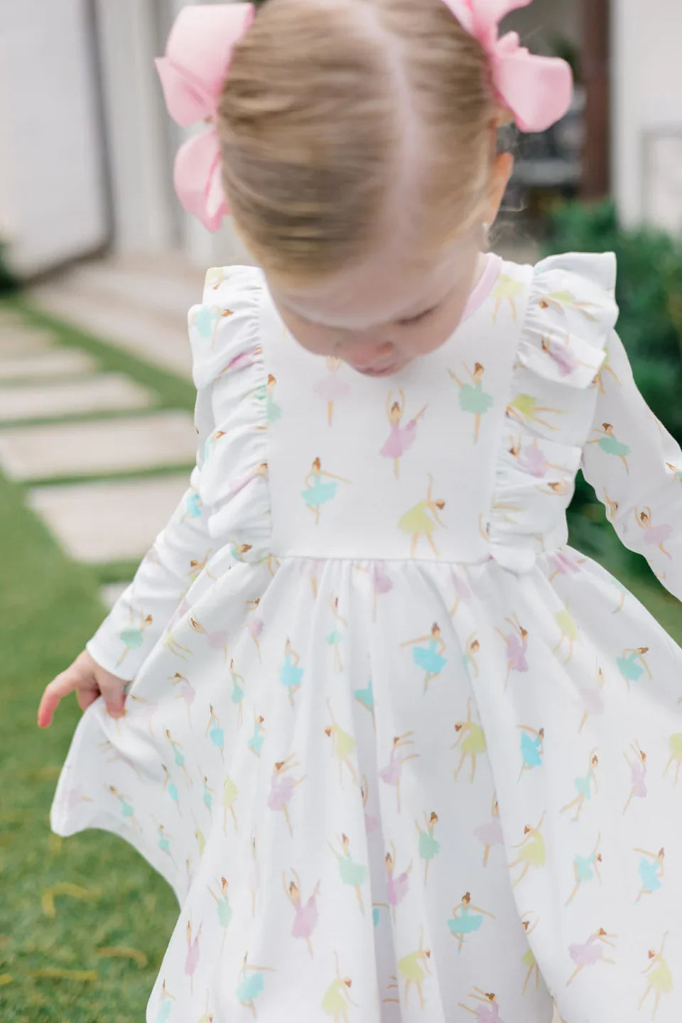Proper PeonyProper Peony Long Sleeve Twirl Dress - TutuBabysupermarket