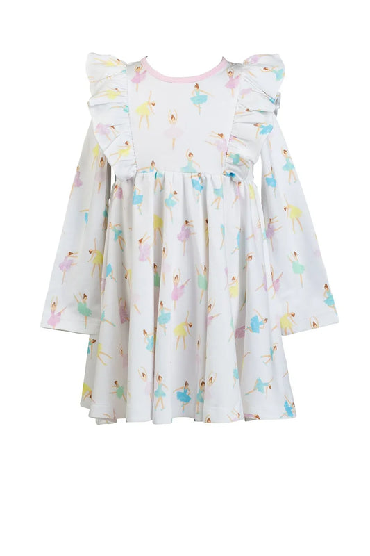 Proper PeonyProper Peony Long Sleeve Twirl Dress - TutuBabysupermarket