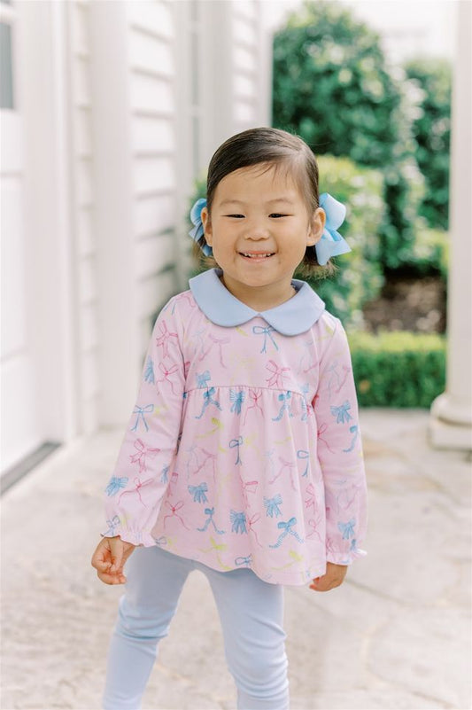 Proper Peony Girls Apparel / Playsets / Kids Ribbon Party / 2 Toddler Proper Peony Ribbon Party Tunic with Leggings