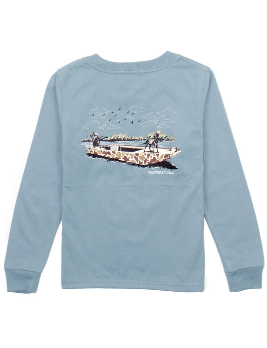 Properly Tied Properly Tied Boys Boat Ride Long Sleeve T-Shirt