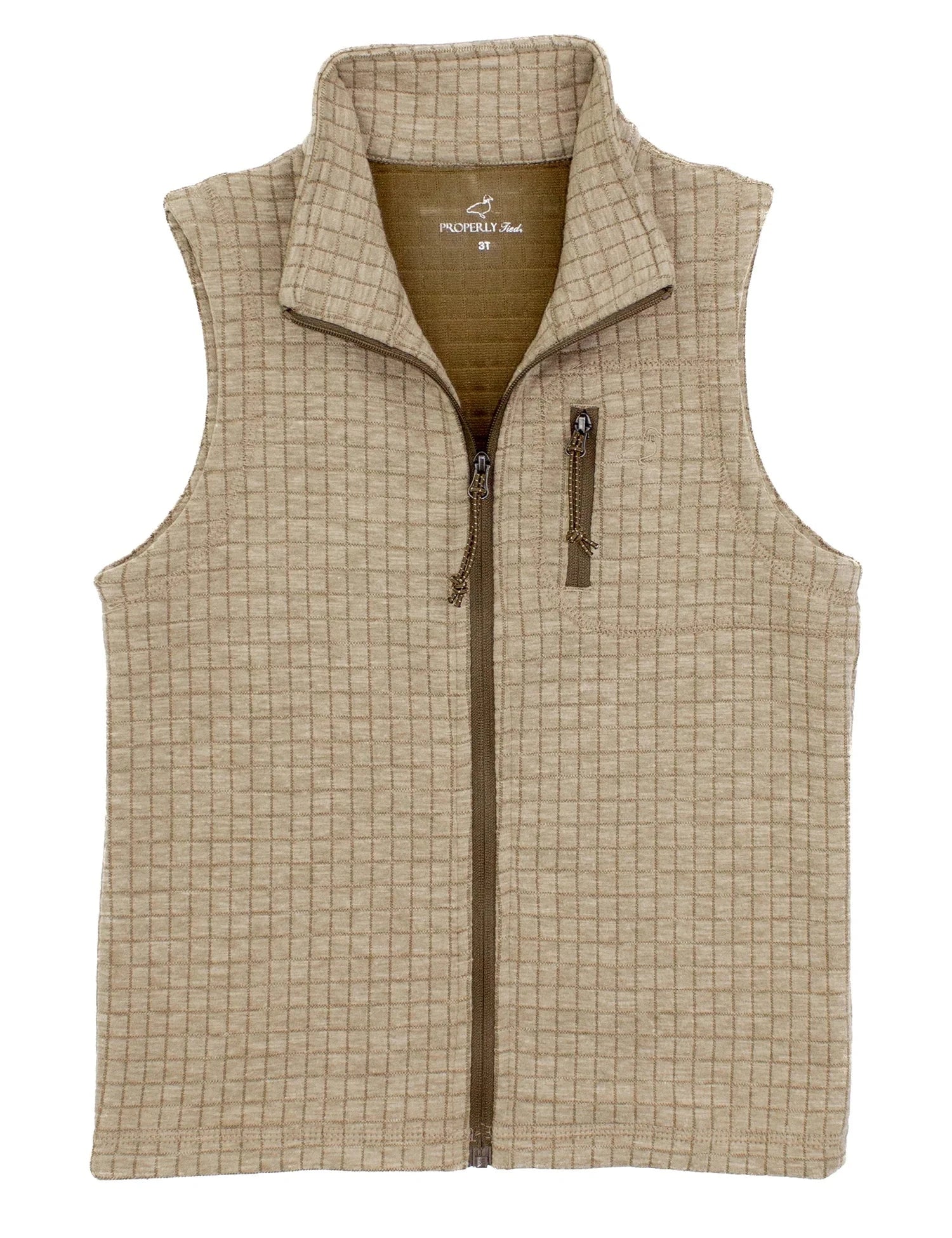 Properly Tied White Oak / 2 Toddler Properly Tied Boys Delta Vest - White Oak