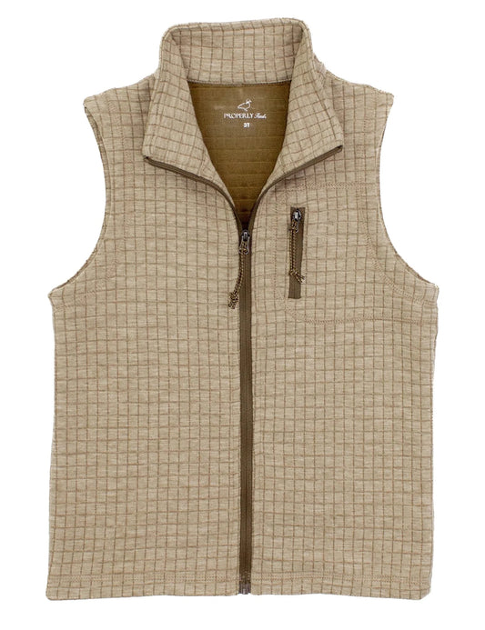 Properly Tied White Oak / 2 Toddler Properly Tied Boys Delta Vest - White Oak
