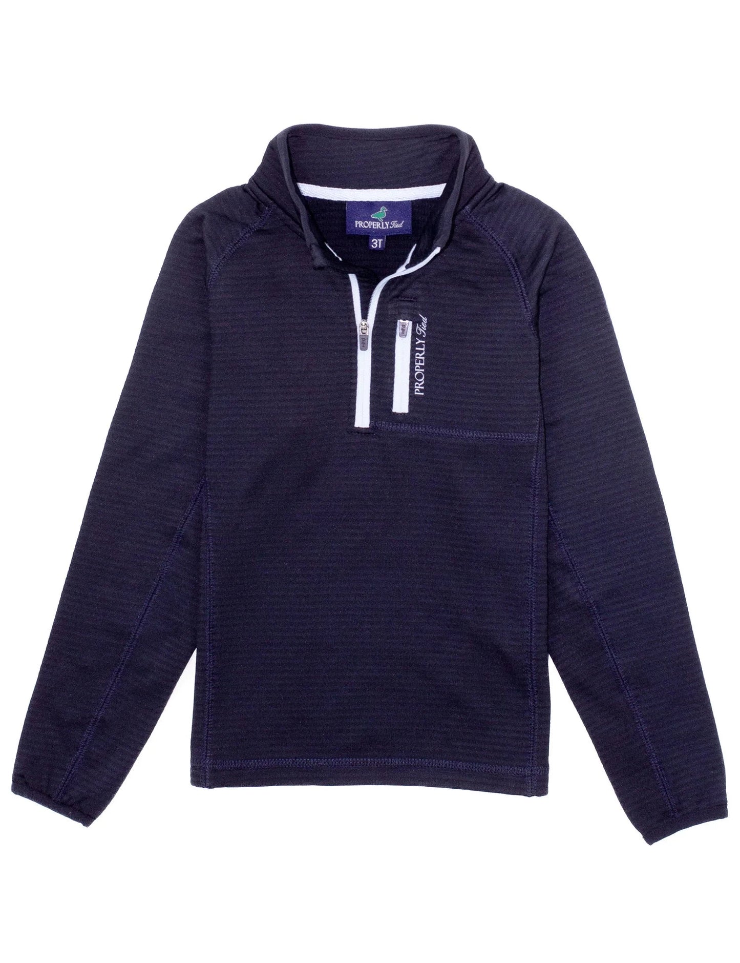 Properly Tied Navy / 2 Toddler Properly Tied Boys Fairhope Pullover - Navy