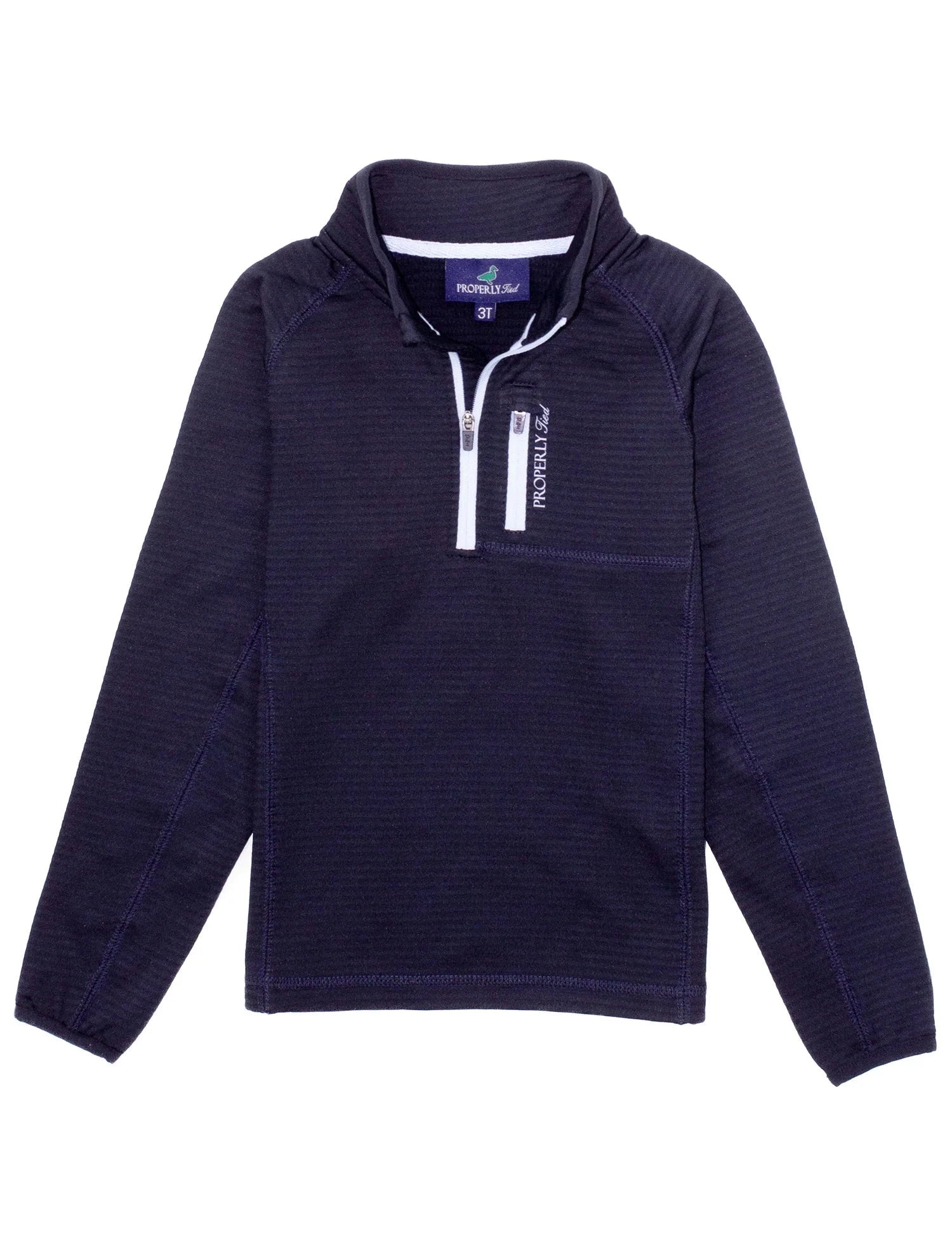 Properly Tied Navy / 2 Toddler Properly Tied Boys Fairhope Pullover - Navy
