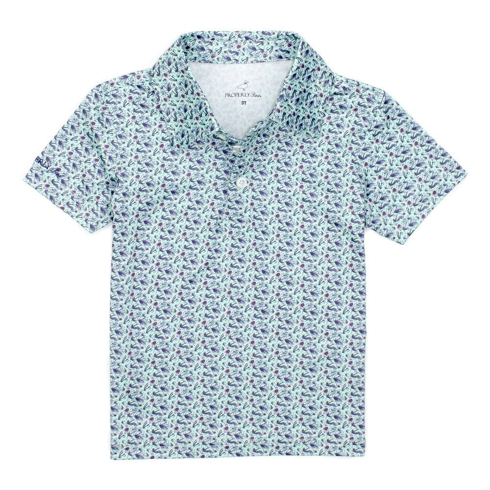 Properly Tied Boys Inlet Polo - Stay Fly