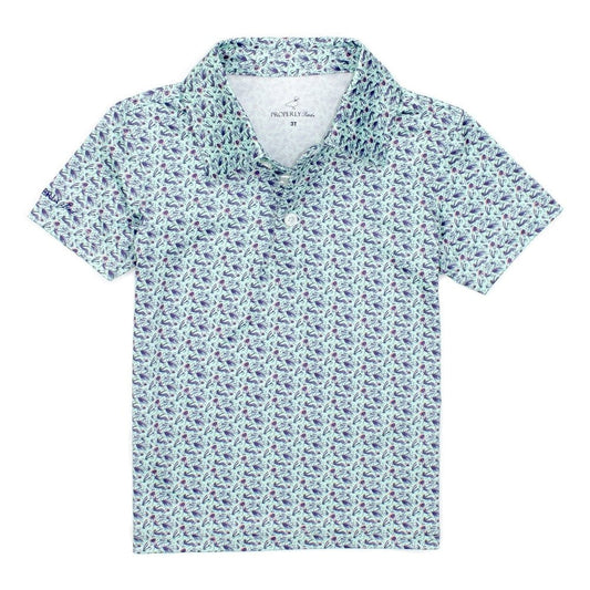 Properly Tied Boys Inlet Polo - Stay Fly
