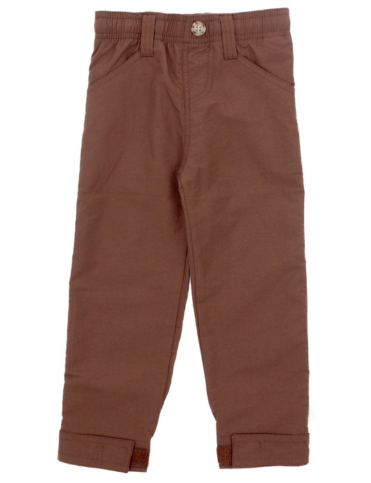 Properly Tied Boys Pants Bark / 2 Toddler Properly Tied Boys Mallard Pant - Bark