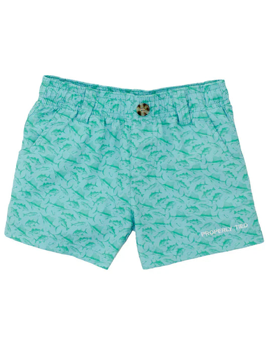 Properly TiedProperly Tied Boys Mallard Short - Fish FrenzyBabysupermarket
