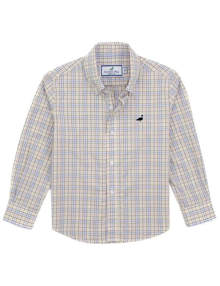 Properly Tied Boys Seasonal Sportshirt - Bridgewater
