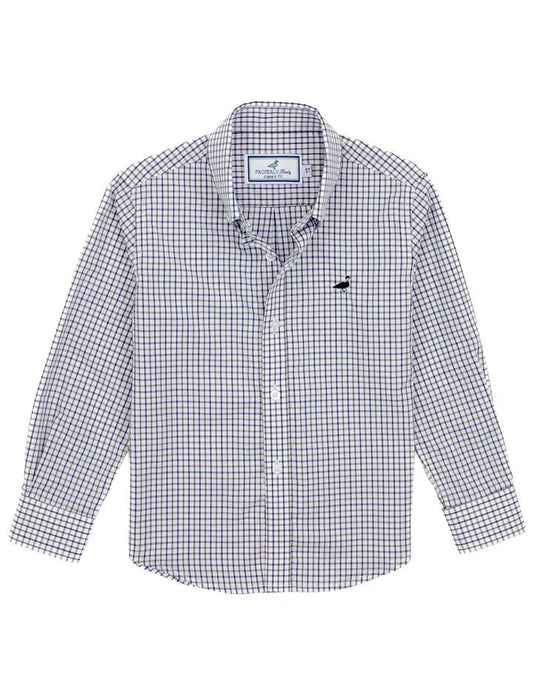 Properly Tied Boys Seasonal Sportshirt - Carolina
