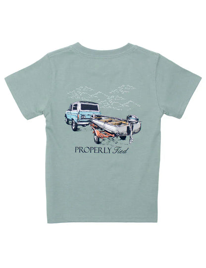 Properly Tied Properly Tied Boys Towing the Line Short Sleeve T-Shirt