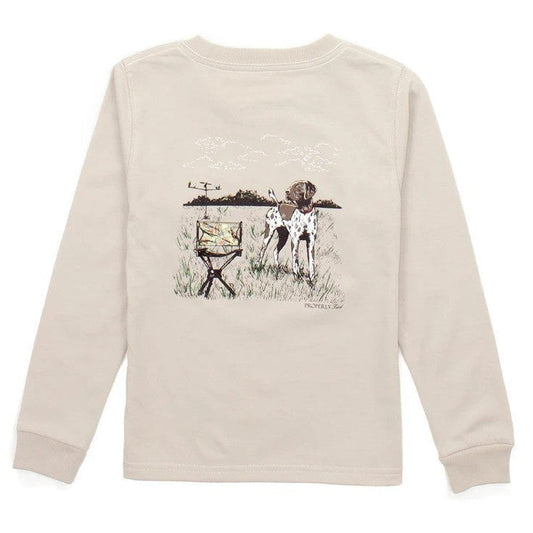 Properly Tied General Linen / 2 Toddler Properly Tied Dove Hunt Long Sleeve T-Shirt