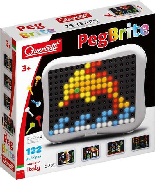 Quercetti Toys / Activity Quercetti Peg Brite Light Up Design Toy