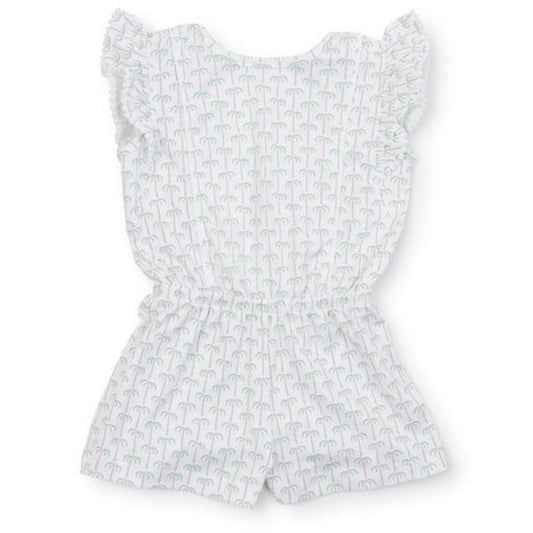 Lila and Hayes Rae Romper Pacific Palms Pink