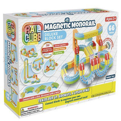 Rail Cube Magnetic Monorail Deluxe Set