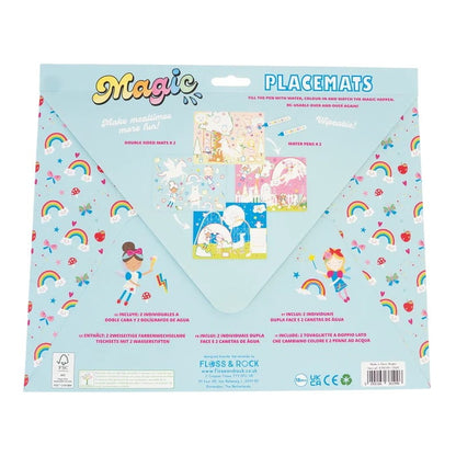 Floss & Rock Toys / Activity / Art and Crafts Rainbow Fairy Magic Water Placemats
