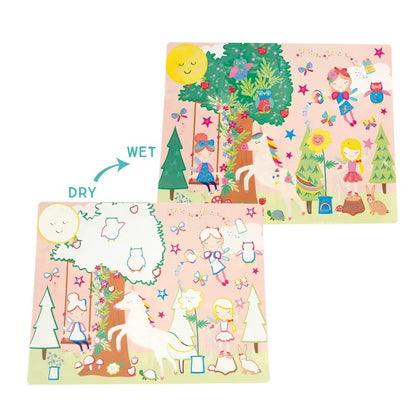 Floss & Rock Toys / Activity / Art and Crafts Rainbow Fairy Magic Water Placemats