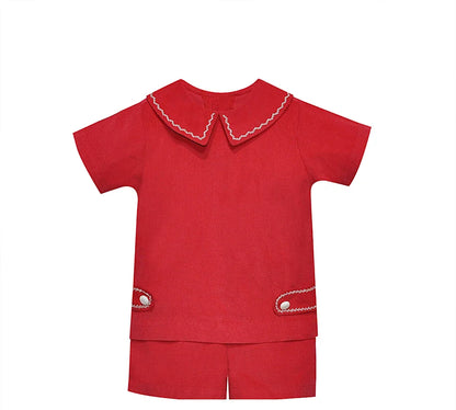 Remember Nguyen Red / 2 Toddler Remember Nguyen Madison Short Set
