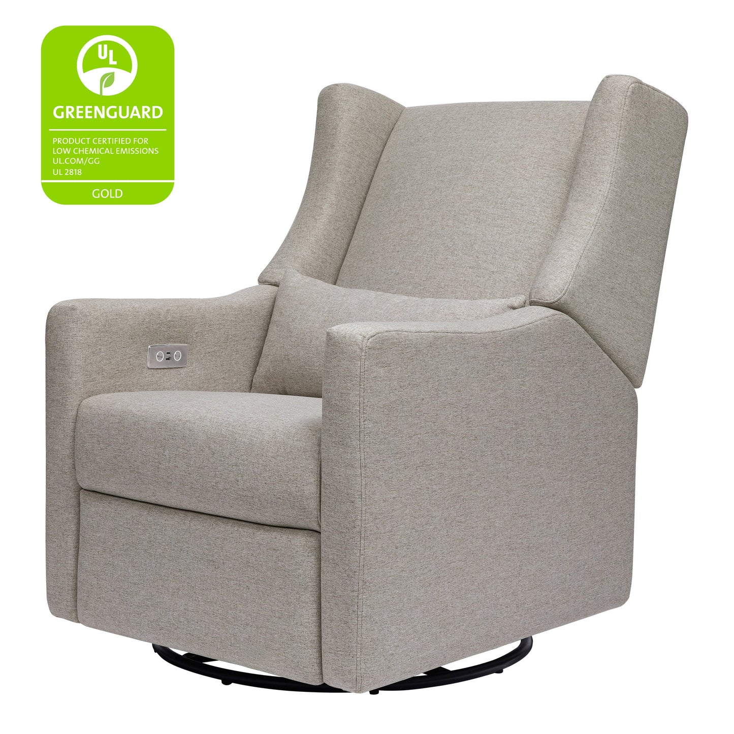 Babyletto Kiwi Electronic Recliner and Swivel Glider with USB port