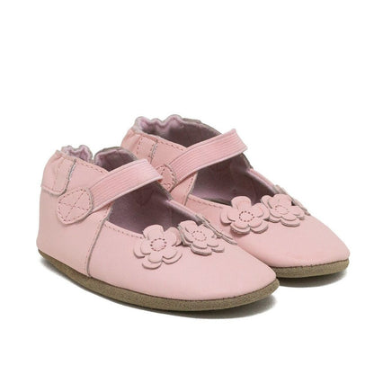 Robeez Apparel & Gifts 0-6 Mo / Light Pink Robeez Brianna Soft Soles Light Pink